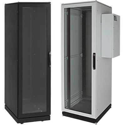 Gabinete De Piso Proline Puerta De Vidrio De 42 U.r 2085 X 608 X 999 Mm Type 12 Mca. Hoffman