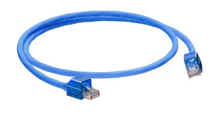 Patch Cord Cat. 6 De 10 Pies Color Azul Snagless Secure Rj Armazon Azul Extreme Mca Leviton