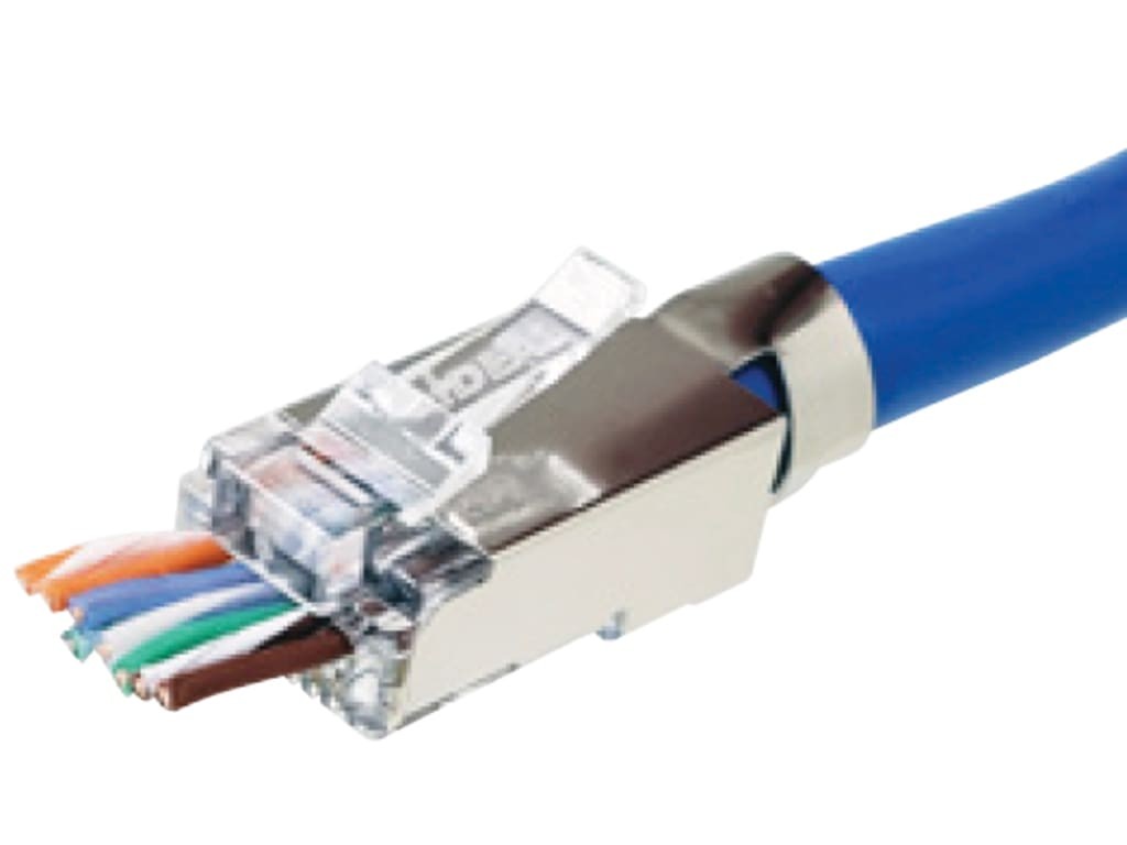 85-368 - Plug Modular De 8 Posiciones Rj45 Blindado 