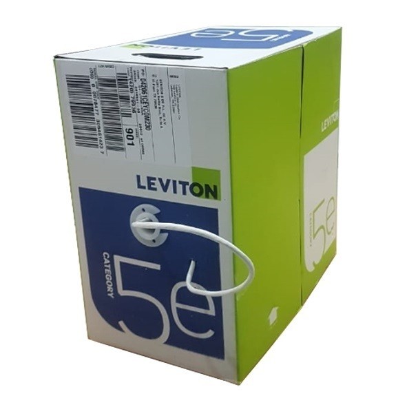 Cable Utp Cat. 5e Extreme 4 Pares Cmr Color Blanco Rll/305 Mts Mca Leviton