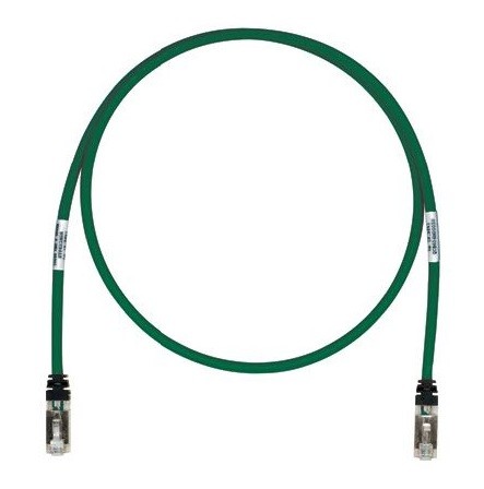 Patch Cord S/ftp Cat. 6a Cm/lszh 10 Gig De 7 Pies Color Verde