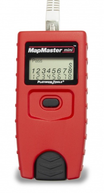 Probador Mapmaster C/ Generador De Tonos Para Cable Utp Pantalla Digital Que Incluye 5 Remotos Mca Platinum Tools