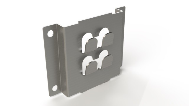 Soporte Lateral Para Pared Simple Gs Mca Basor