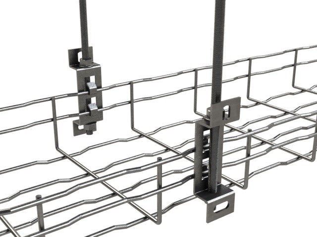 Suspension Lateral Sl Simple Gs Para Pared/techo (hasta Ancho 200 Con Varilla) Mca Basor