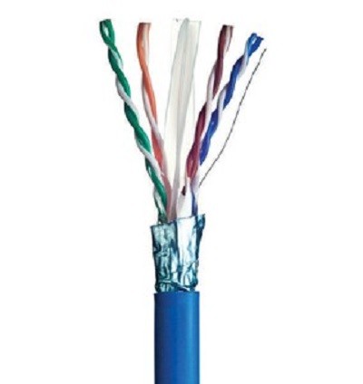 Cable Ftp Cat. 6 Atlas 4 Pares Cm Color Azul Rll/305 Mts Mca Leviton