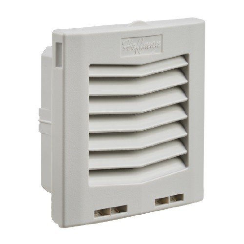 Ventilador Con Filtro De Montaje Lateral Hf05 35cmf Color Gris Claro Mca. Hoffman