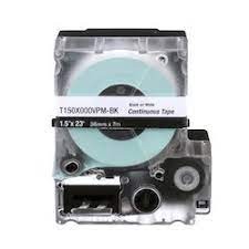 Etiquetas De Vinyl Para Mp300 Negro En Blanco .50