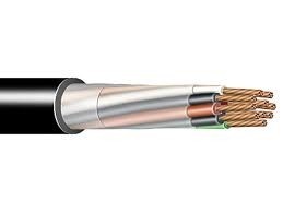 Cable Multiconductor Cm 12x24 Awg, Blindado+dren Color Gris X Mto Marca Viakon