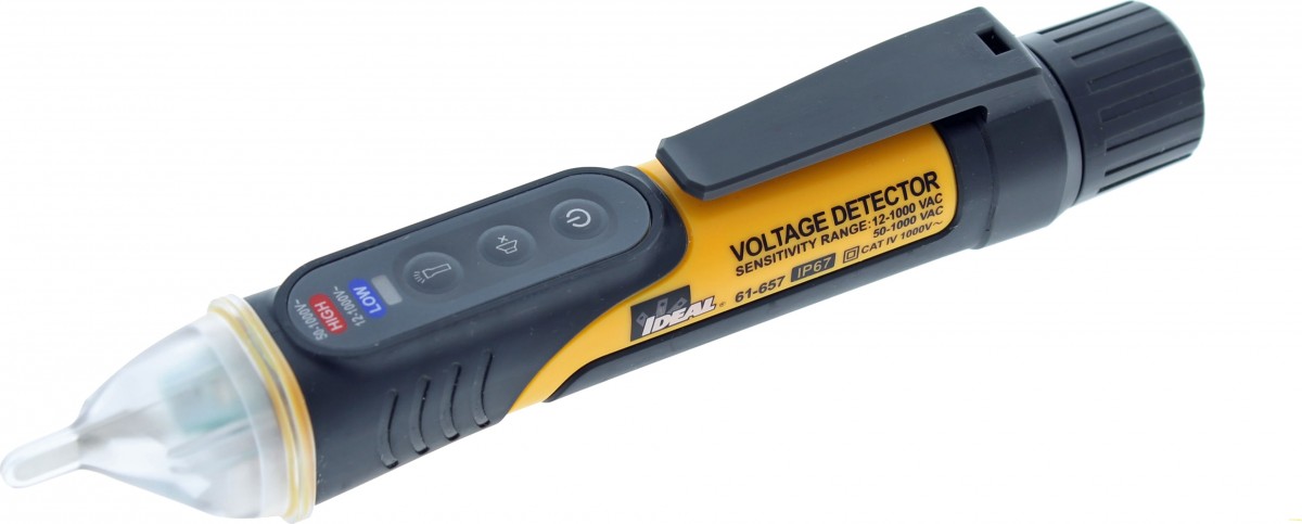Probador De Corriente Doble Rango 12-1000v Ca Ncvt Con Linterna Mca Ideal