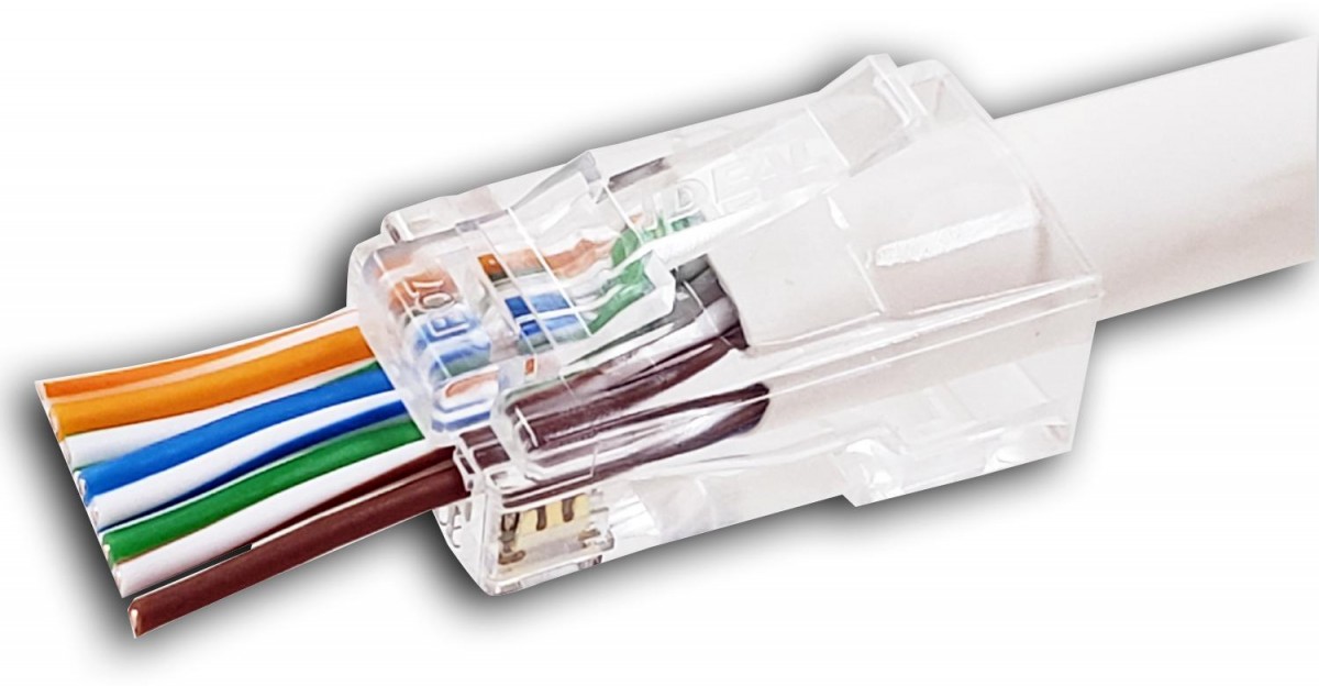 Plug Modular De 8 Posiciones Rj45 