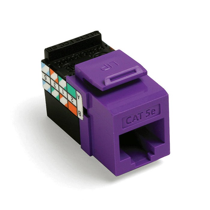 Jack Modular Gigamax Cat. 5e Color Morado Mca Leviton