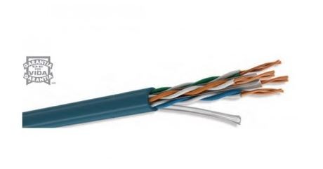 Cable Utp Cat. 5e 4 Pares Cm Color Azul Rll/305 Mts 100% Cobre Mca. Condumex