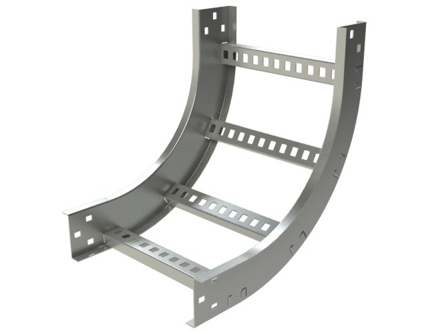 Curva Vertical Interior Alu Para Bandeja De Aluminio Mca Basor